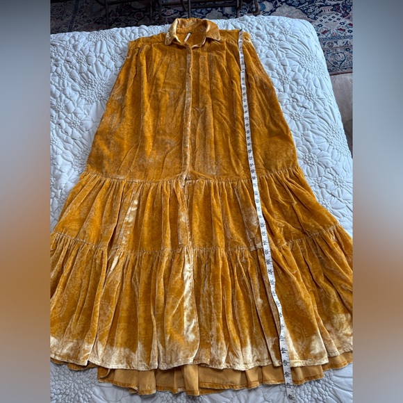 Free People long velvet midi vest - Picture 11 of 11